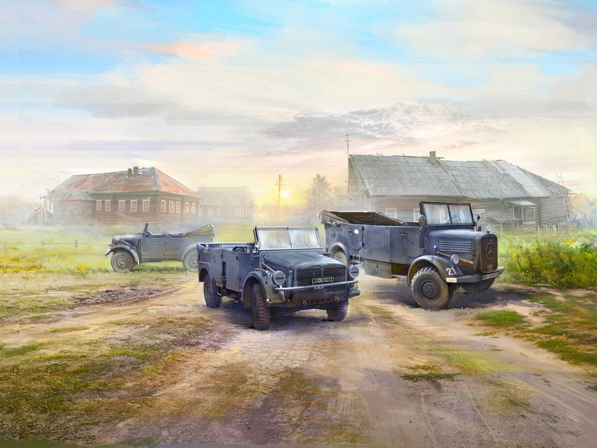 Wehrmacht Off-Road Cars Kfz.1 Horch 108 Typ 40 L1500A (Set of 3)