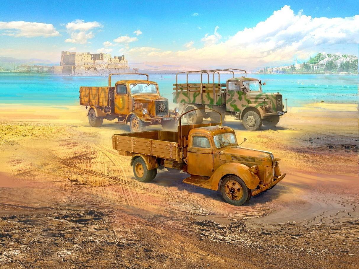 Wehrmacht 3t Trucks V3000S KHD S3000 L3000S (Set of 3)