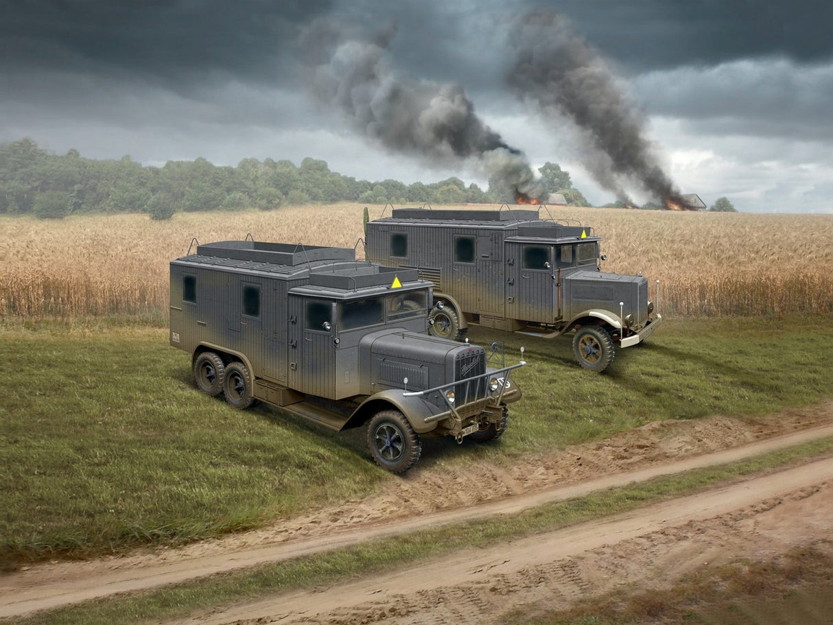 Wehrmacht Radio Trucks (Henschel 33D1 Kfz.72 Krupp L3H163 Kfz.72)