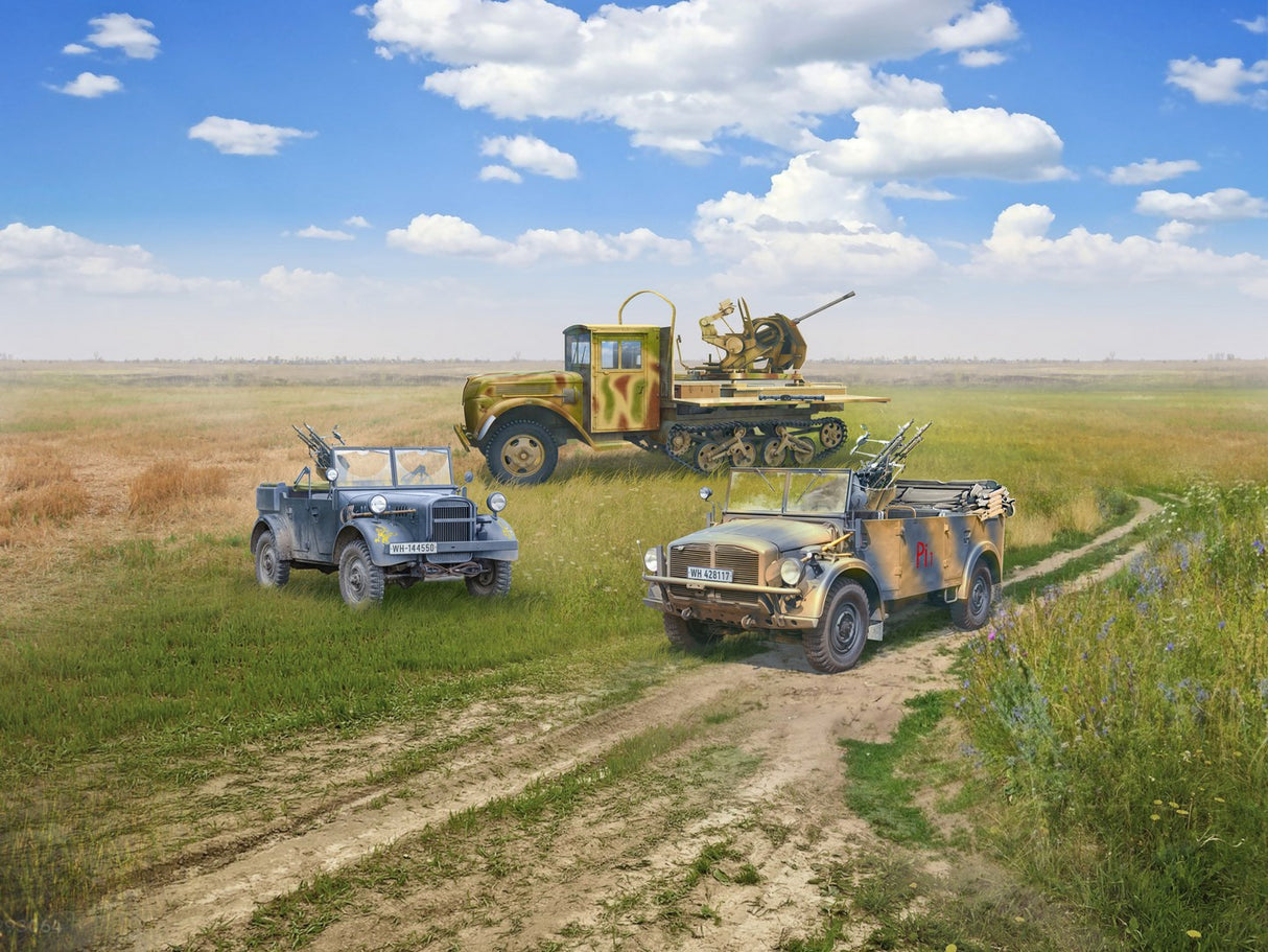 Self-Propelled AA Guns of the Wehrmacht (Set of 3)