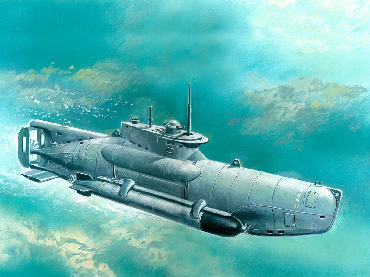 U-Boat Type XXVIIB Seehund (Late) WWII German Midget Submarine