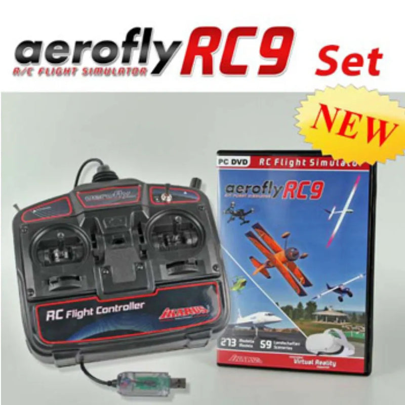 Ikarus aerofly RC9 with USB FlightController