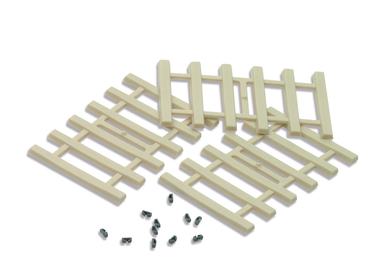 Moulded Concrete Type Sleepers and separate rail fixings