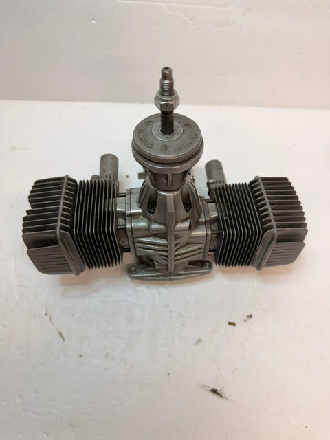 Second Hand Tartan Twin 77 44cc Vintage Twin-Cylinder Glow Model Aircraft Engine