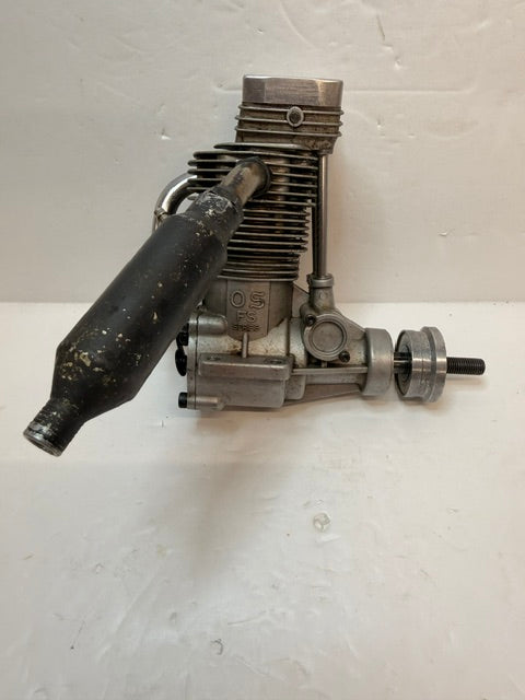 O.S. FS-120 20cc Four-Stroke Glow Engine R/C Aircraft Engine – Japan Second hand (Box 161)