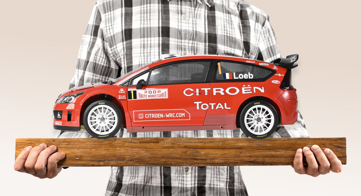 Citroën C4 WRC 2008 Red 1/8 Scale Metal & Plastic Kit