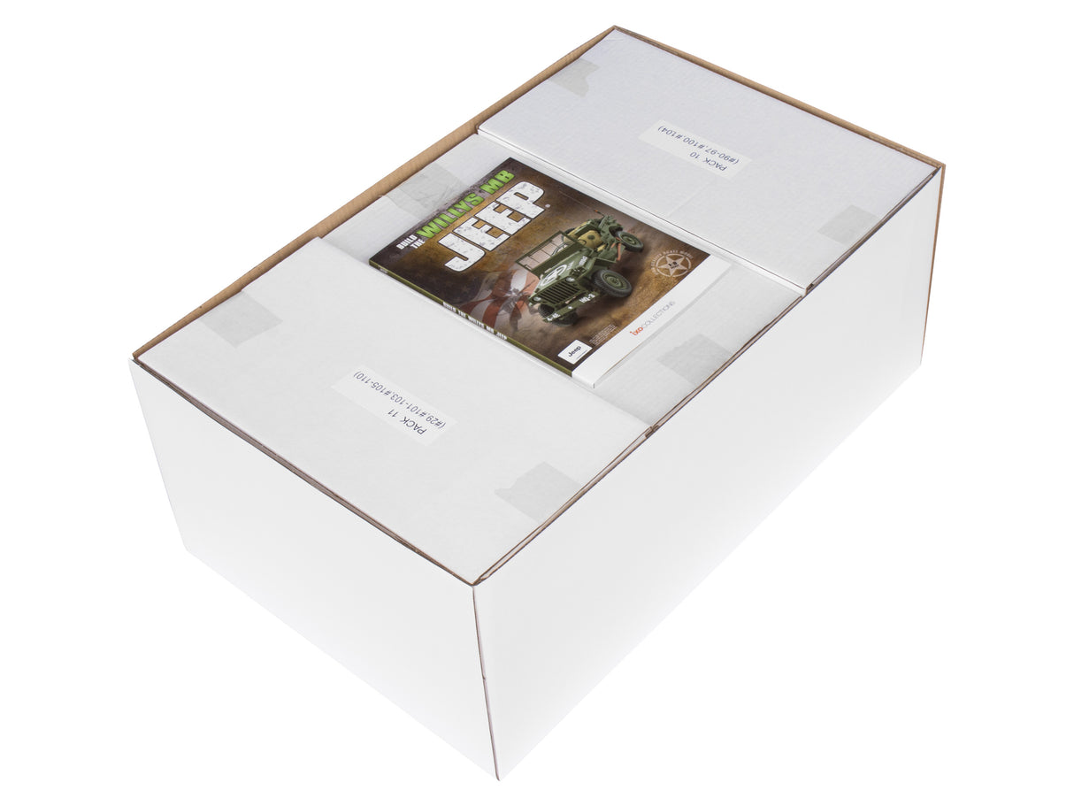 ISO Willys Jeep with trailer and accessories 1/8 Full kits