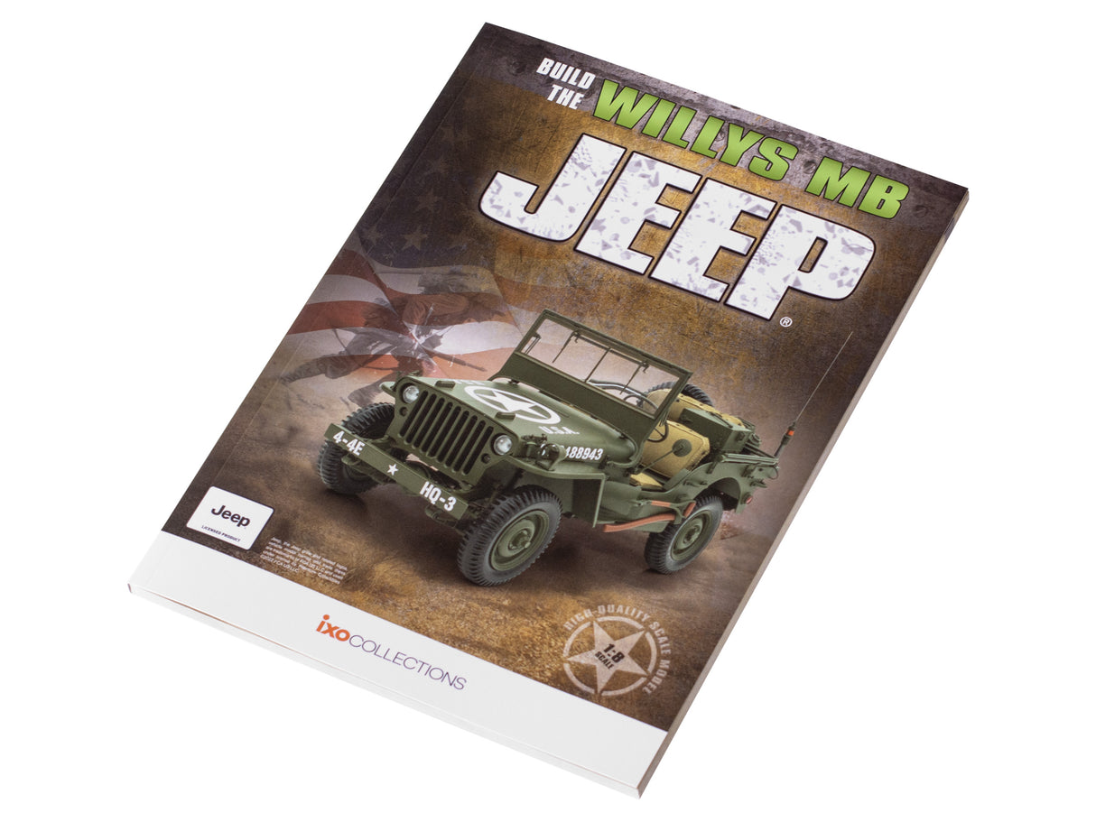 ISO Willys Jeep with trailer and accessories 1/8 Full kits