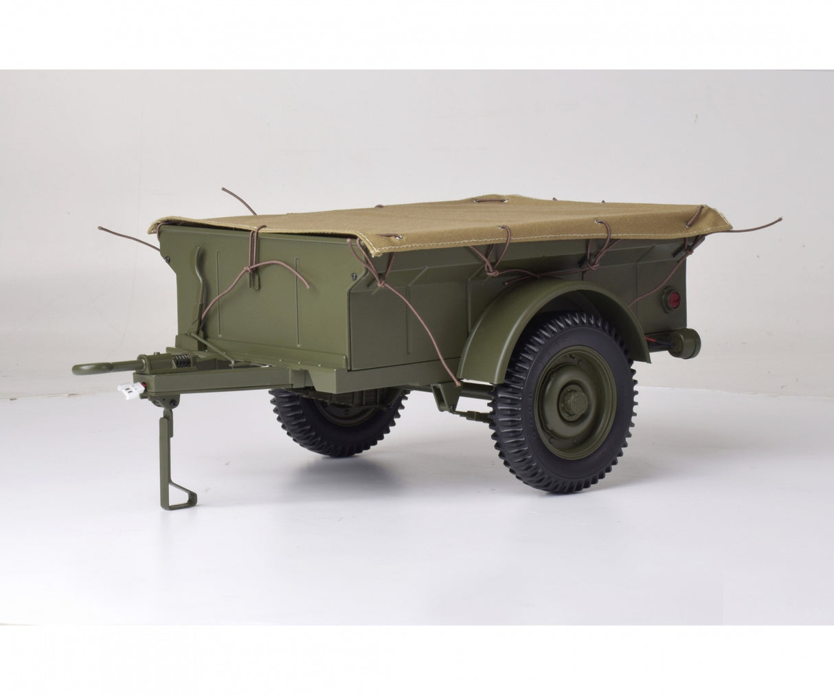 ISO Willys Jeep with trailer and accessories 1/8 Full kits
