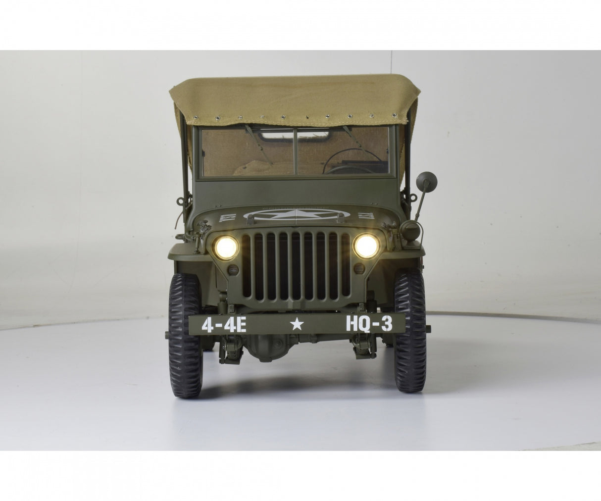 ISO Willys Jeep with trailer and accessories 1/8 Full kits