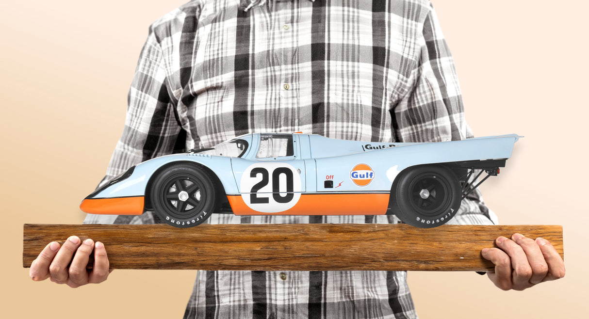 IXO Porsche 917 KH #20 Gulf Livery 1/8 Scale Metal & Plastic Kit