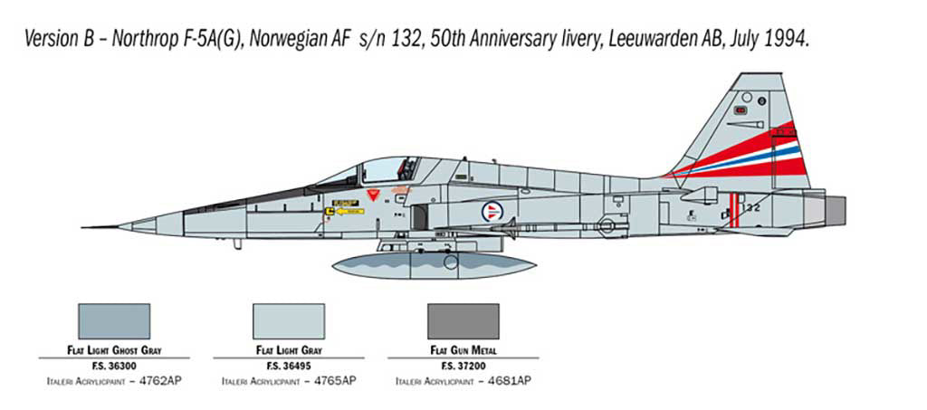 Italeri 1/72 F-5A Freedom Fighter 1441
