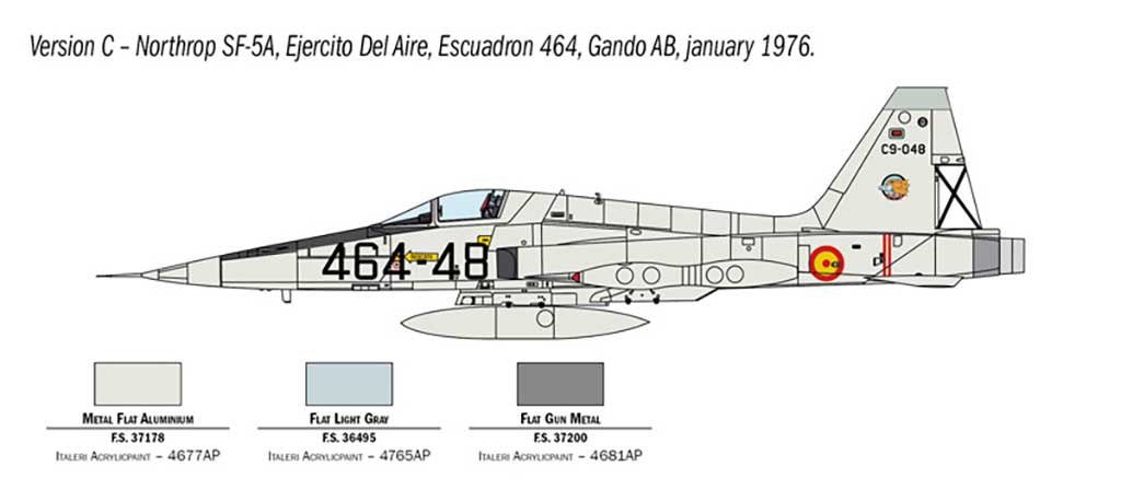 Italeri 1/72 F-5A Freedom Fighter 1441