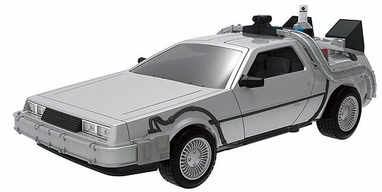Jada Die Cast Collectables - 1:32 Back to the Future II DeLorean Time Machine