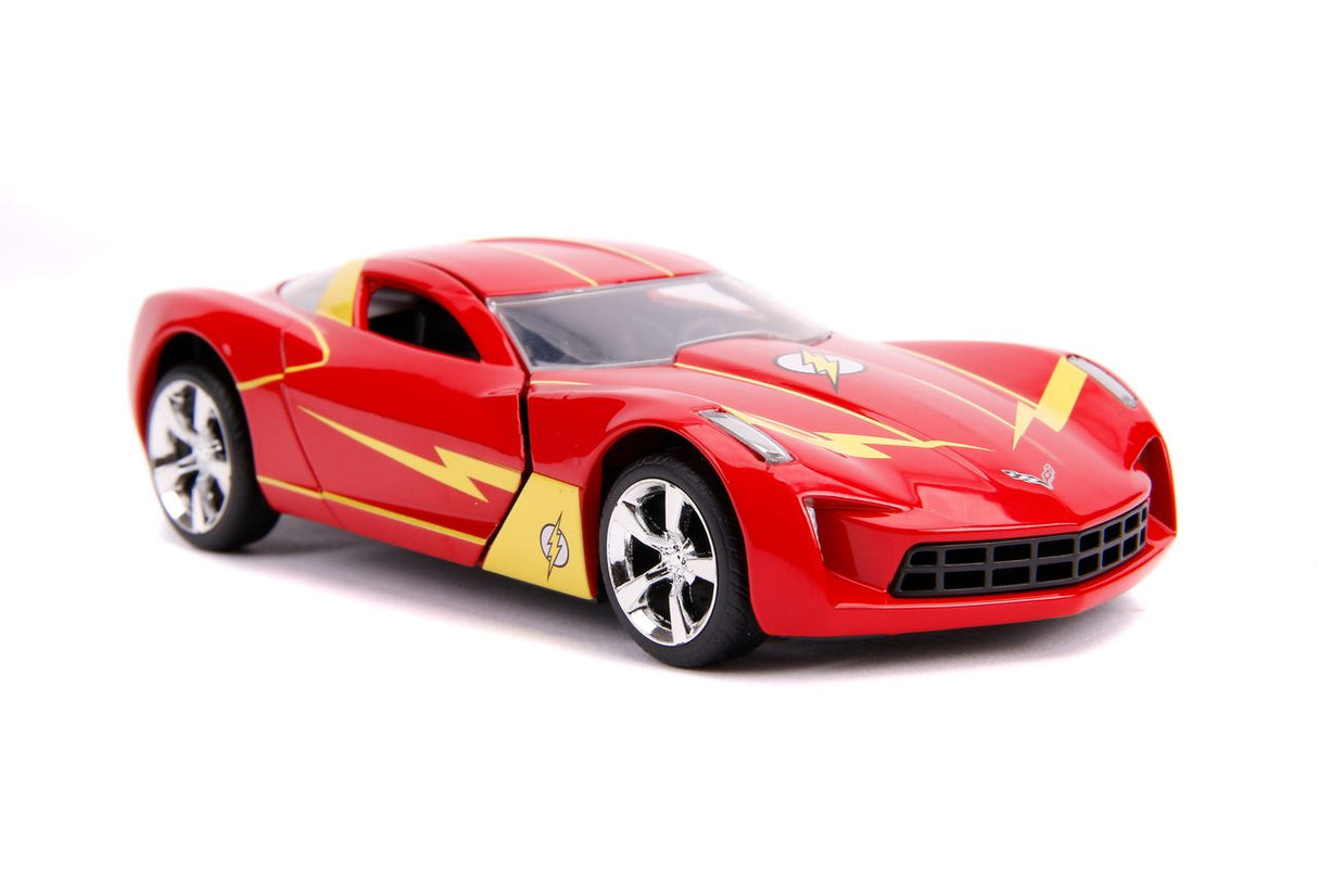 Jada Die Cast Collectables - 1:32 Hollywood Rides 2009 Corvette Stingray The Flash
