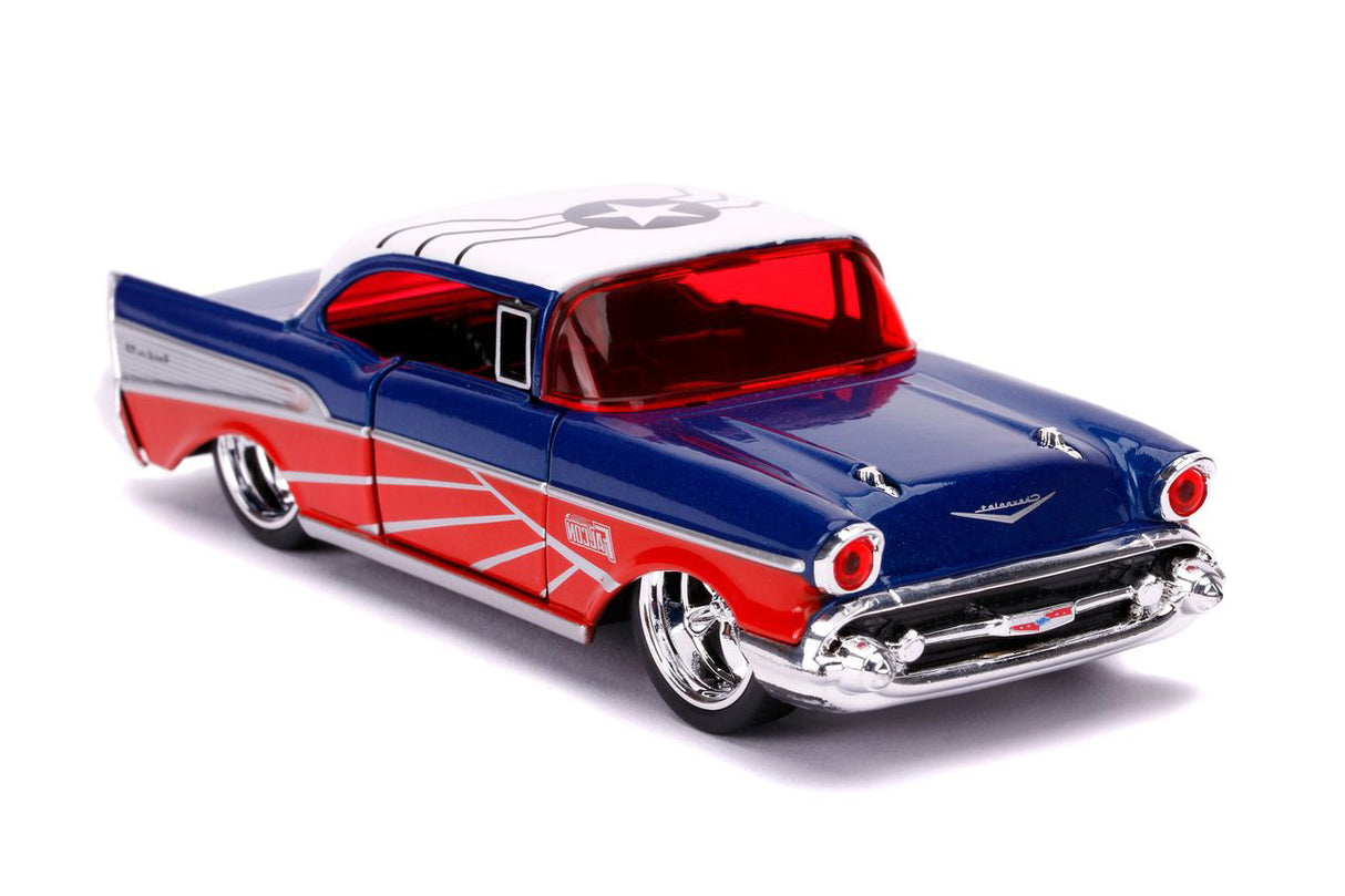 Jada Die Cast Collectables - 1:32 Hollywood Rides 1957 Chevy Bel Air The Falcon