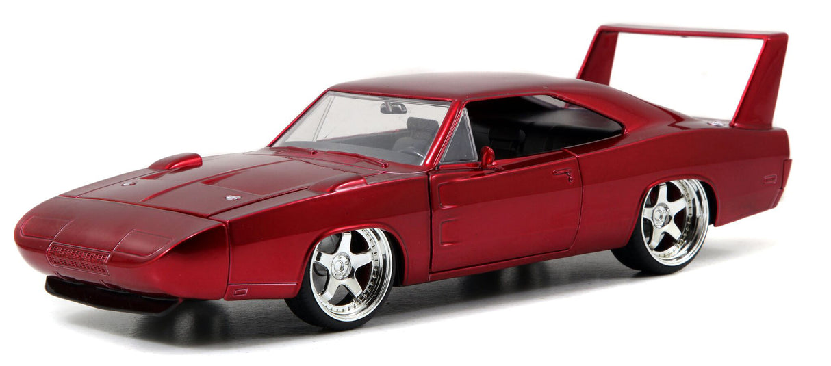 Jada Die Cast Collectables - 1:24 Fast and Furious Doms Dodge Charger Daytona - Red