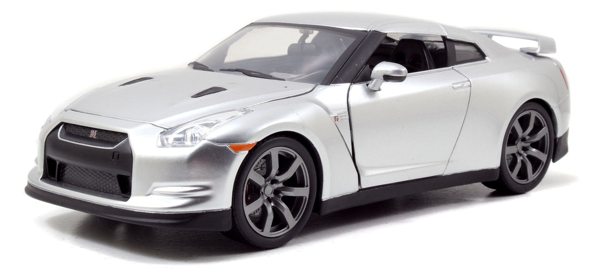 Jada Die Cast Collectables - 1:24 Fast and Furious Brians 2011 Nissan GT-R35 - Silver