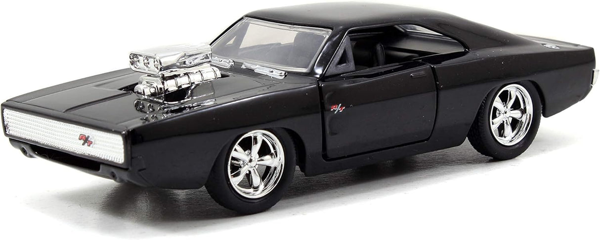 Jada Die Cast Collectables - 1:32 Fast and Furious 1970 Dodge Charger RT Street - Black