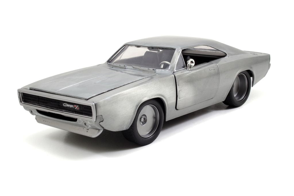 Jada Die Cast Collectables - 1:24 Fast and Furious 1968 Dodge Charger R/T - Bare Metal