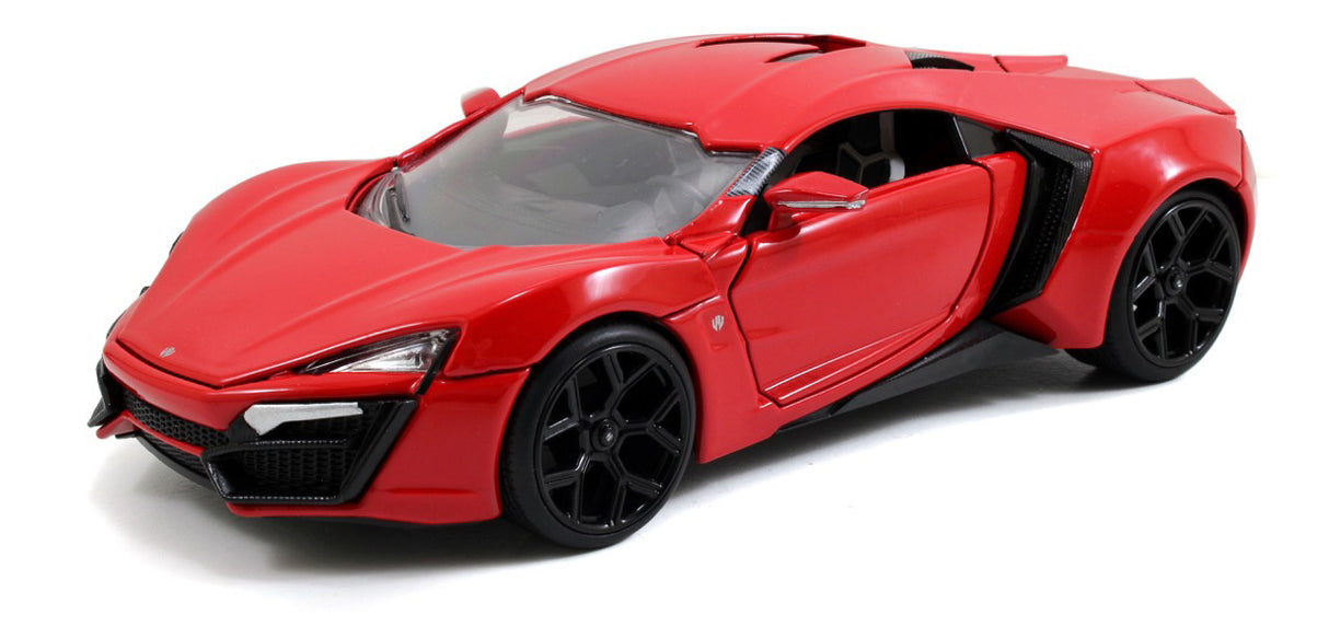 Jada Die Cast Collectables - 1:24 Fast and Furious Lykan Hypersport W Motors
