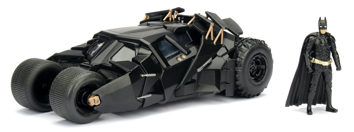 Jada Die Cast Collectables - 1:24 The Dark Knight Tumbler Batmobile with Batman Figure