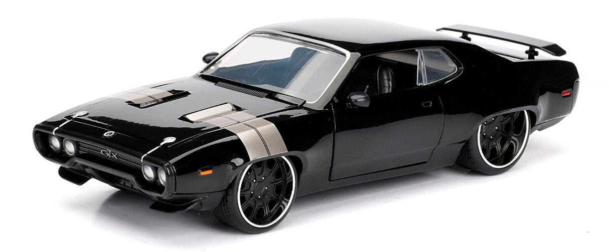 Jada Die Cast Collectables - 1:24 Fast and Furious Doms 1971 Plymouth GTX - Black
