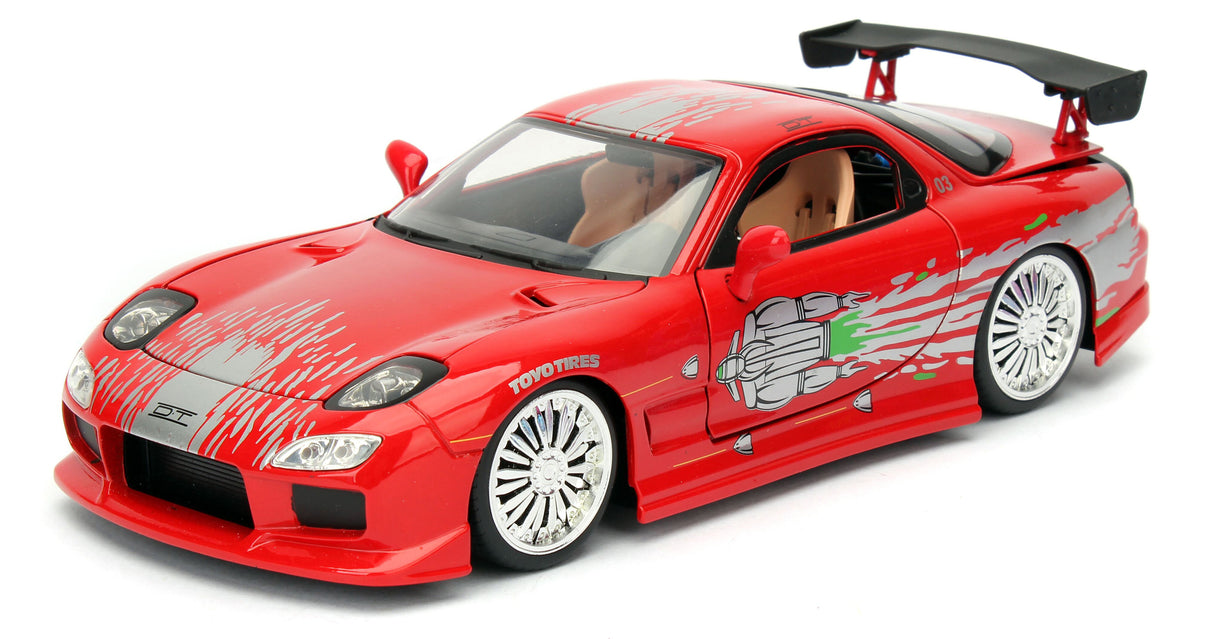 Jada Die Cast Collectables - 1:24 Fast and Furious Doms Mazda RX-7