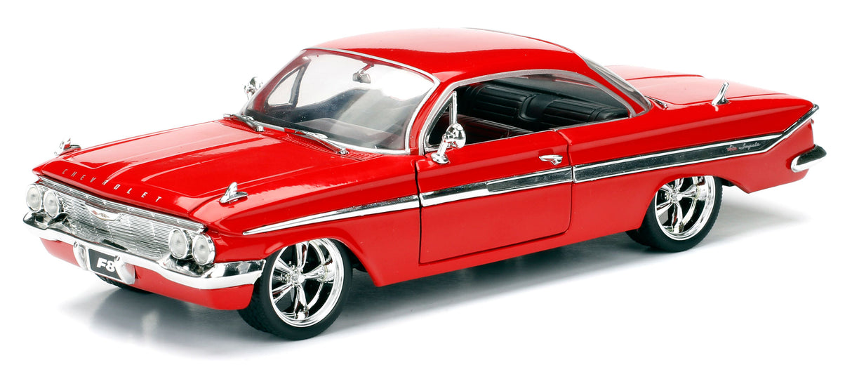Jada Die Cast Collectables - 1:24 Fast and Furious Doms 1961 Chevrolet Impala Sport Coupe