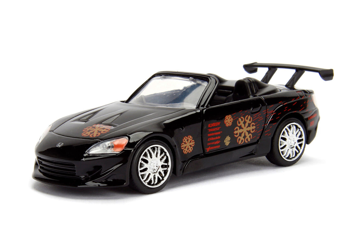 Jada Die Cast Collectables - 1:32 Fast and Furious Johnnys Honda S2000 - Black