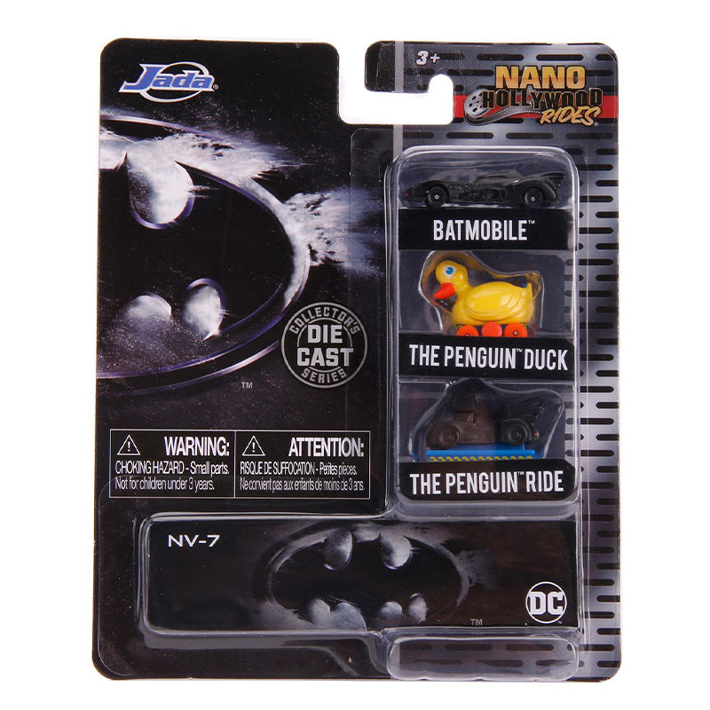 NANO Hollywood Rides Die Cast Collectables - NANO Hollywood Rides Batman Returns 3 Vehicle Set