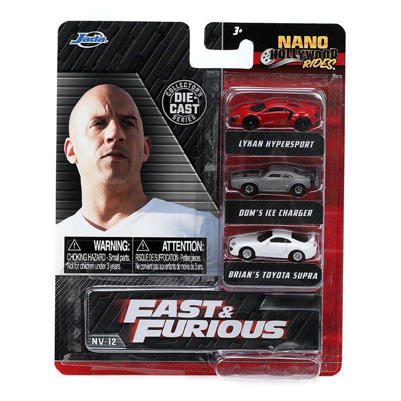 NANO Hollywood Rides Die Cast Collectables - NANO Hollywood Rides Fast and Furious Set #3