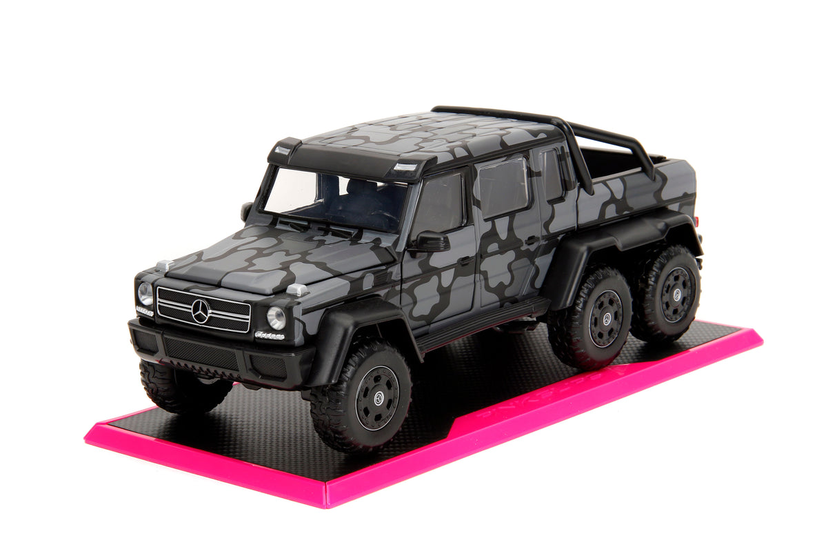 Jada Die Cast Collectables - 1:24 Pink Slips Mercedes Benz AMG G63 6 x 6 - Primer Black