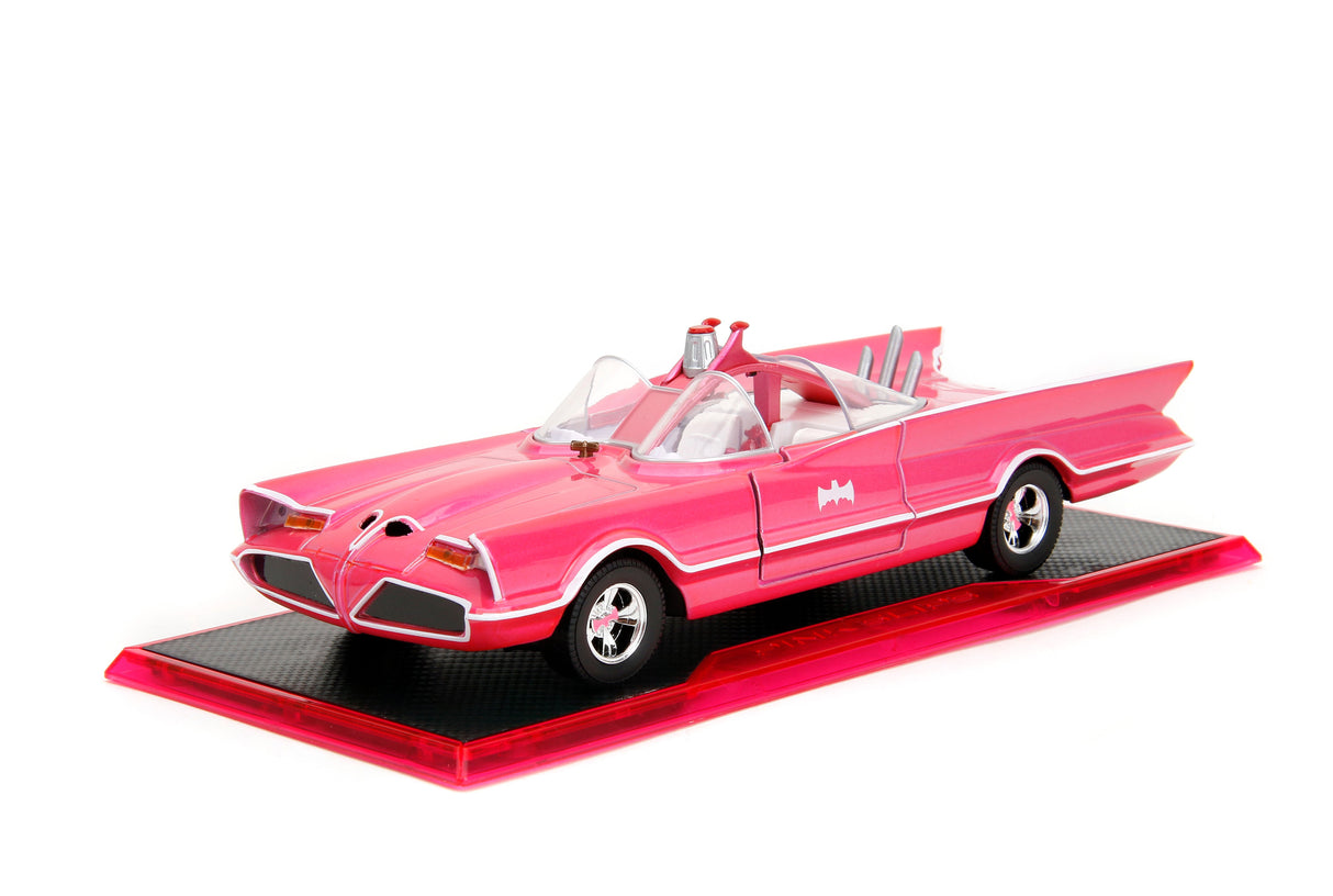 Jada Die Cast Collectables - 1:24 Pink Slips 1966 Batmobile - Candy Pink