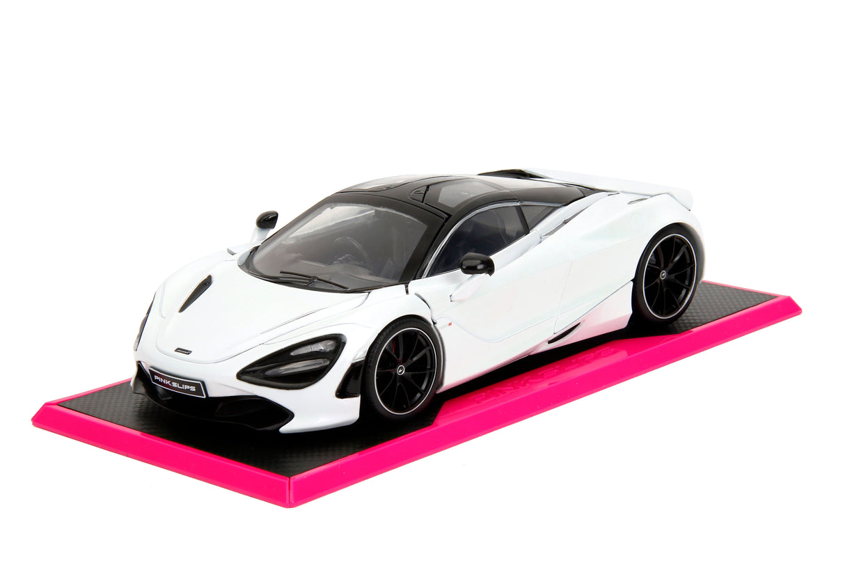 Jada Die Cast Collectables - 1:24 Pink Slips McLaren 720S - Starlight Pearl White