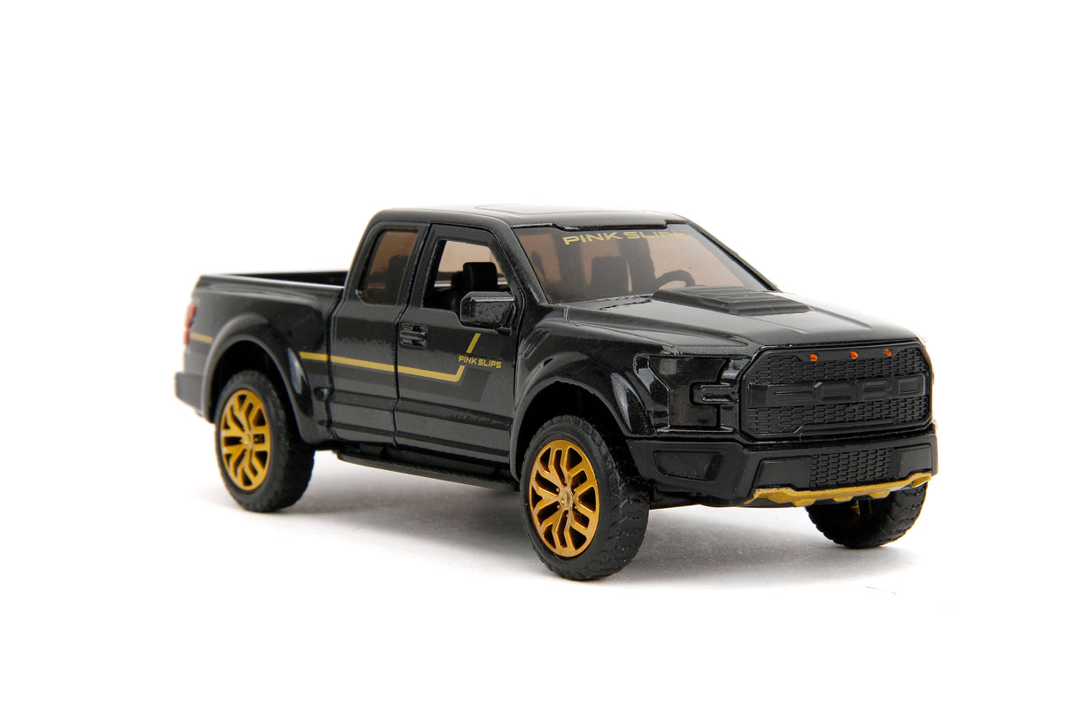Jada Die Cast Collectables - 1:32 Pink Slips 2017 Ford F-150 Raptor - Metallic Black