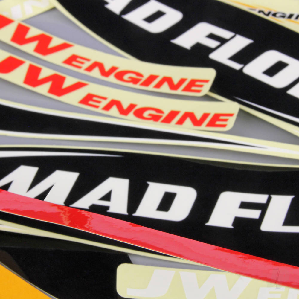 Decal Stickers (Mad Flow Brushed / Brushless)
