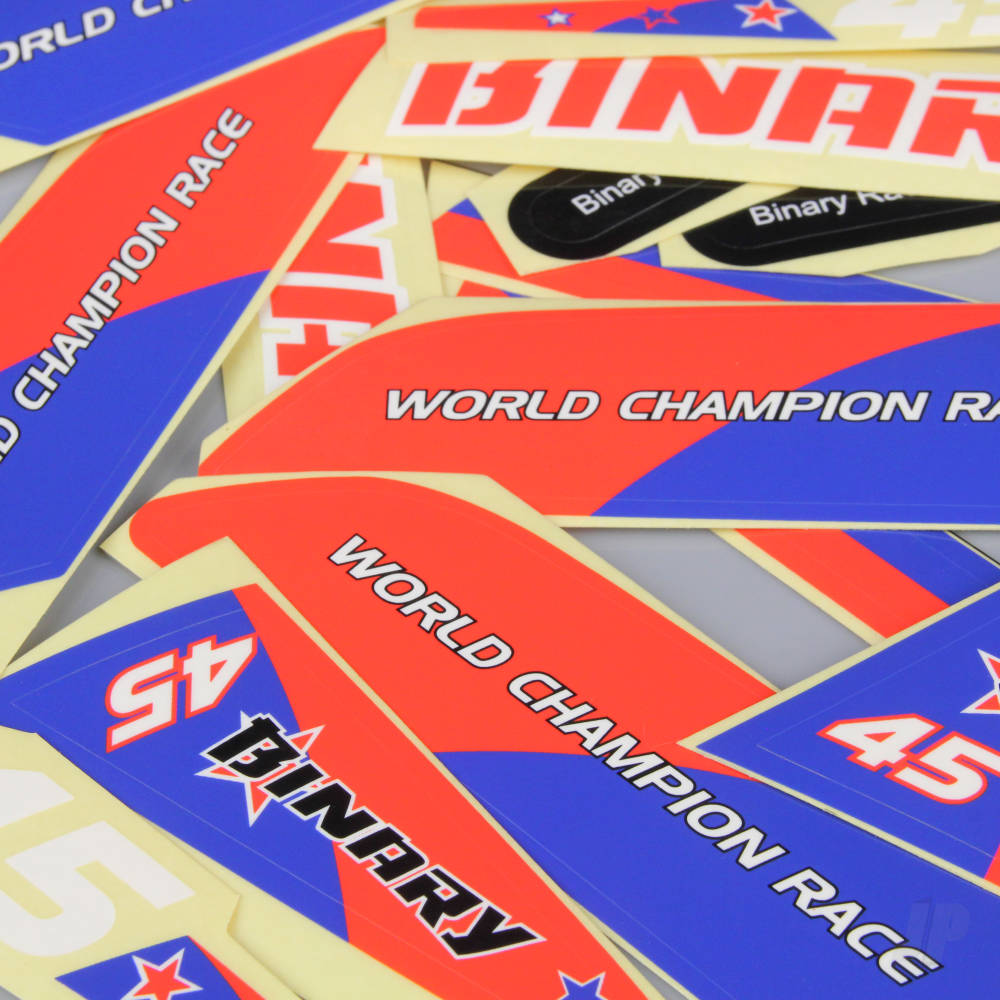 Red Colour Decal Stickers