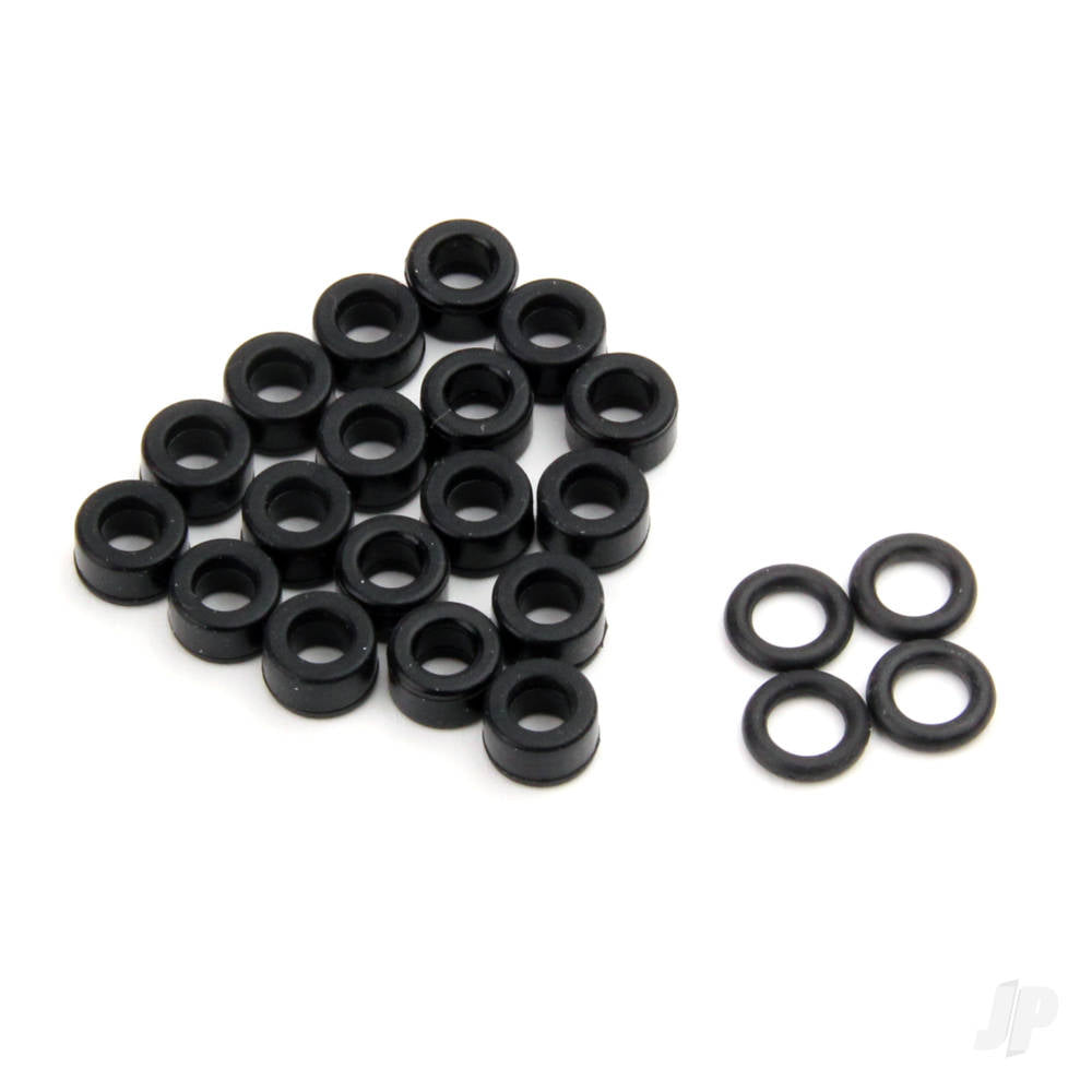 10cm Silicon Tube + O-Ring (4 pcs)