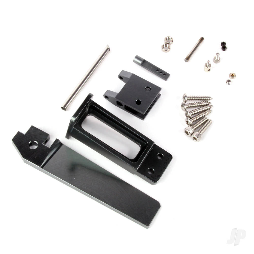 CNC Aluminium Alloy Rudder with Plastic Rudder Support Set