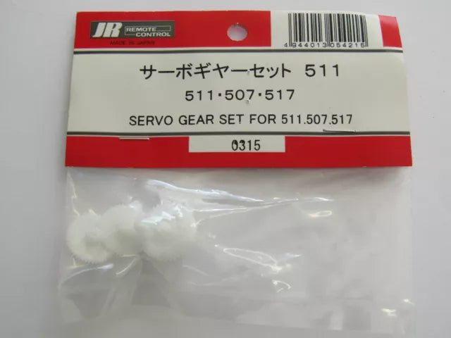 JR-0315 Replacement Servo Gear Set For 511/507/517 (Box 91)