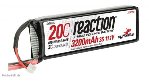 Dynamite Battery LiPo 11.1V 3200mAh 3S 20C - SECOND HAND