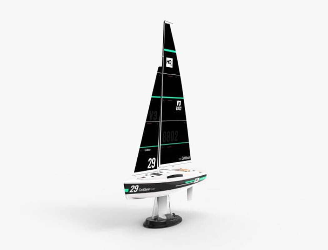 JOYSWAY CARIBBEAN YACHT sailboat BLACK RTR V3.0
