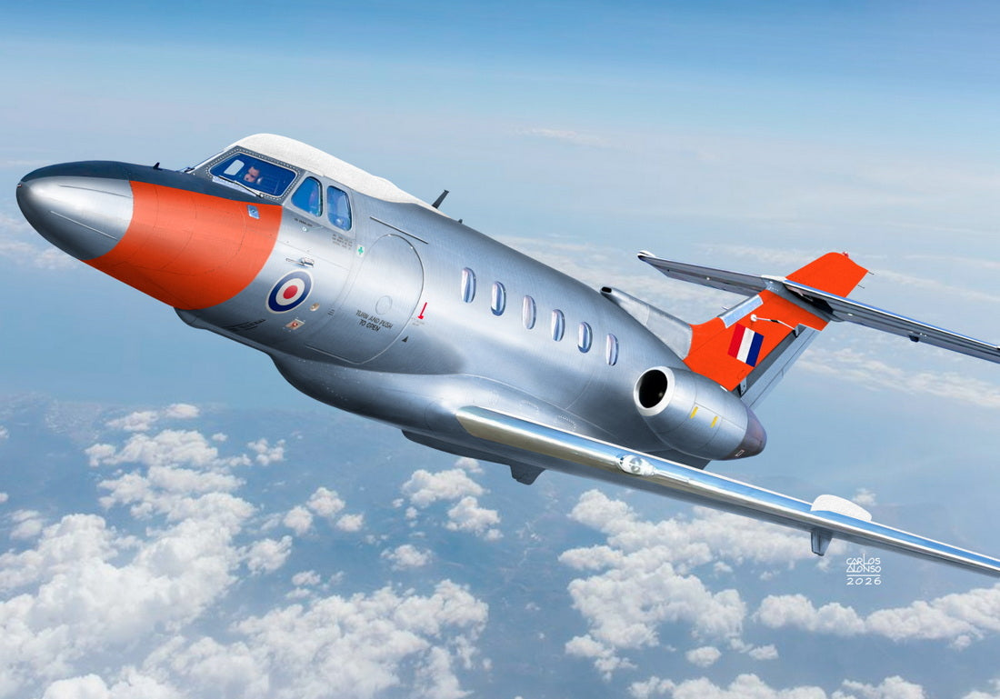 Kovozavody Prostejov 1/72 Hawker Siddeley HS.125 Dominie T1 kit KPH7231