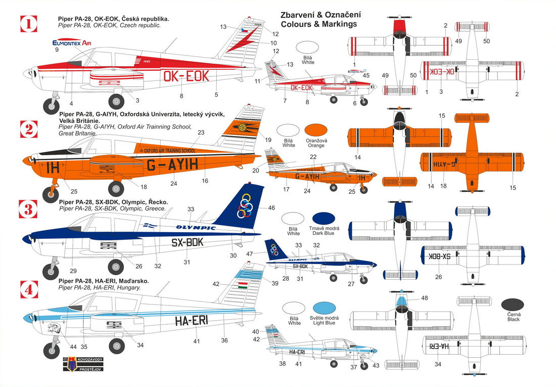KPM 1/72 Piper PA-28 Cherokee 140 kit 0546