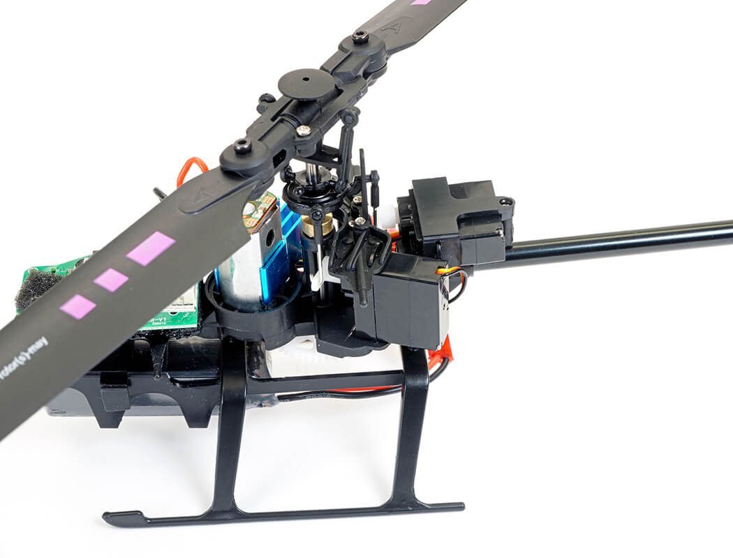 KOOTAI F03 4CH SINGLE BLADE FLYBARLESS HELICOPTER PURPLE/BLUE