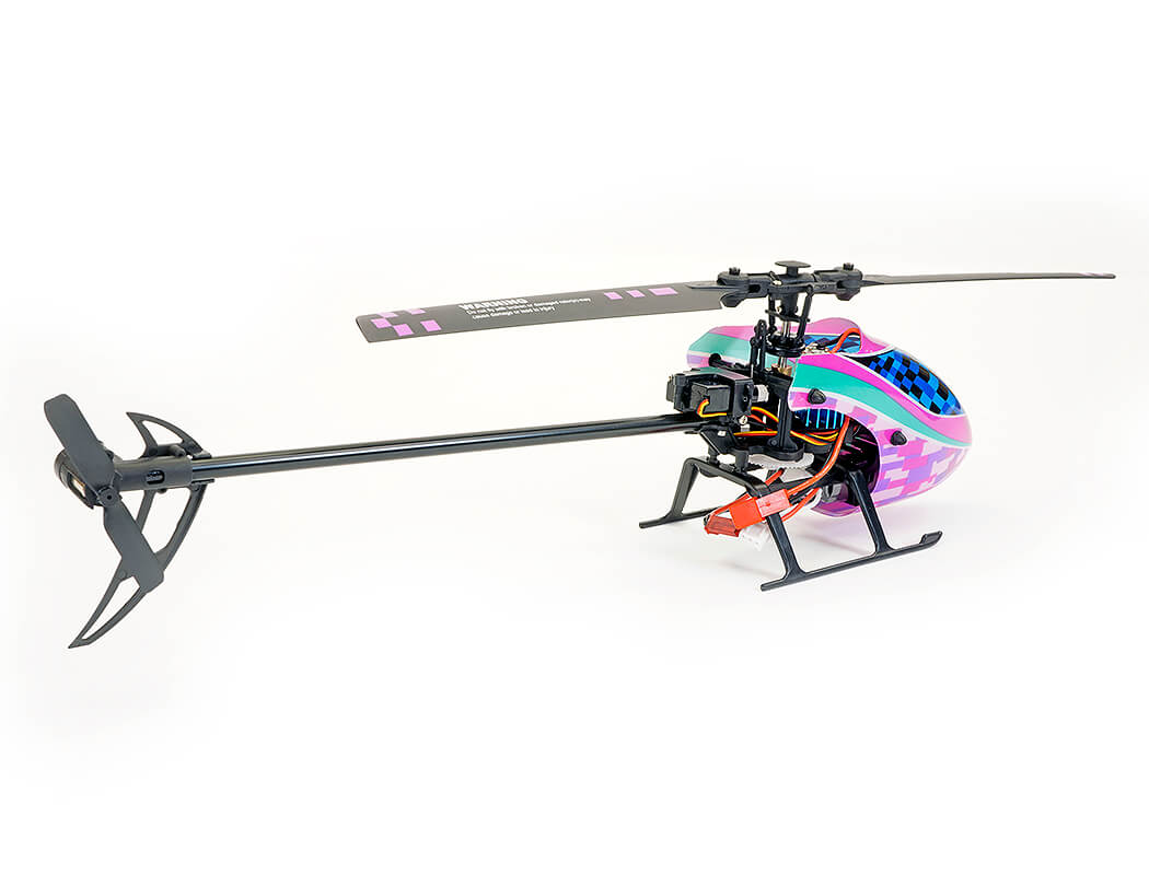KOOTAI F03 4CH SINGLE BLADE FLYBARLESS HELICOPTER PURPLE/BLUE