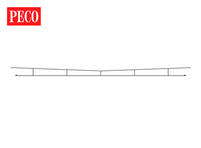 PECO Catenary Contact Wires 340mm (5) OO/HO LC-152