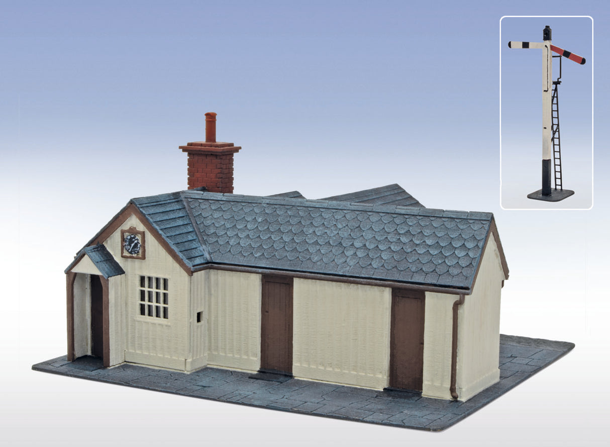 PECO Lineside OO/HO/OO-9 Tan-y-Bwlch Station Building L/cut kit