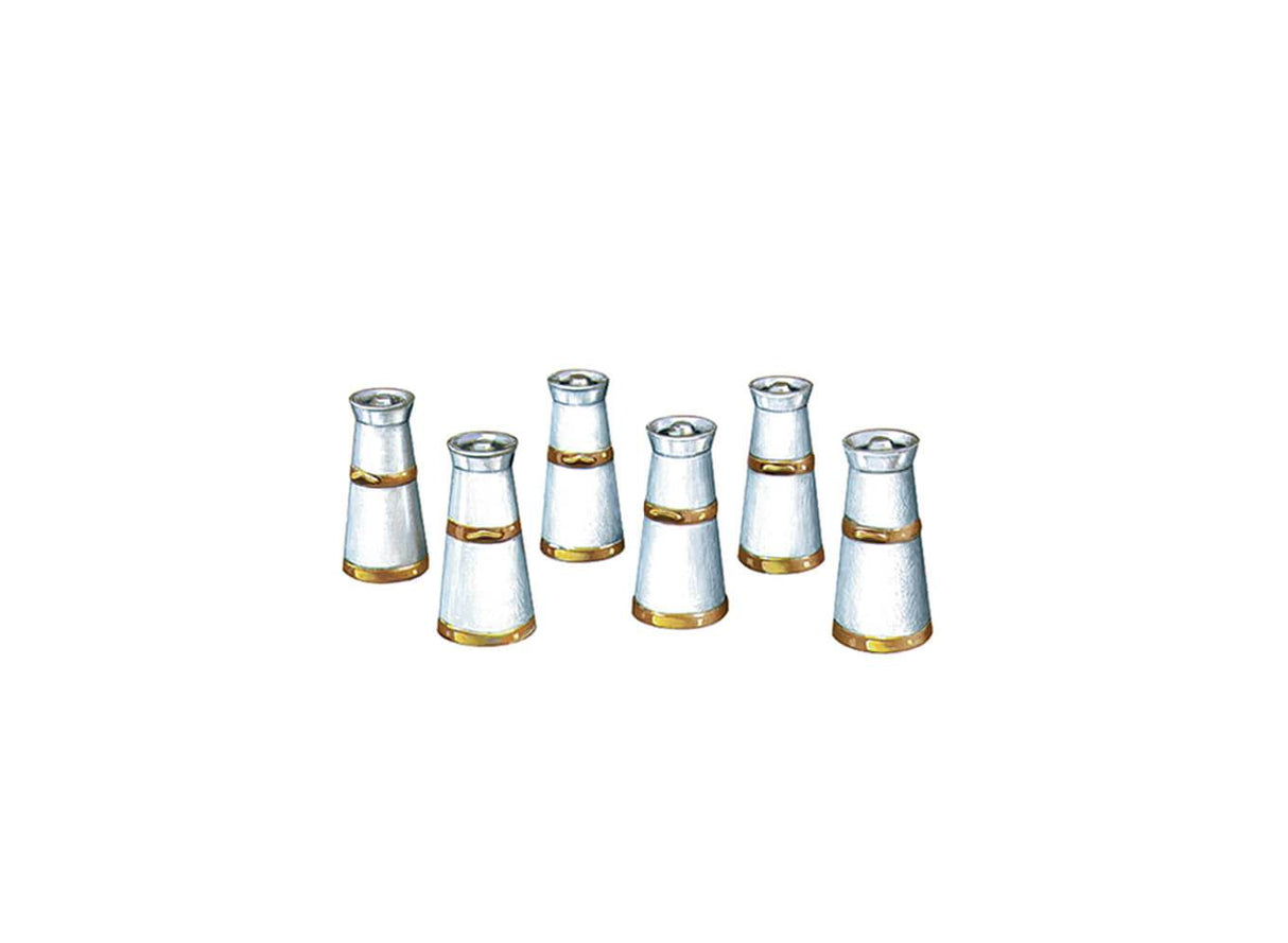 Milk Churns (cast white metal)